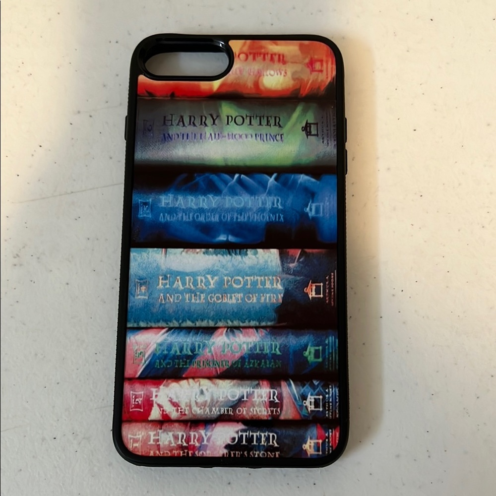 Harry Potter Book Spine IPhone 7 Plus Phone Case - Black